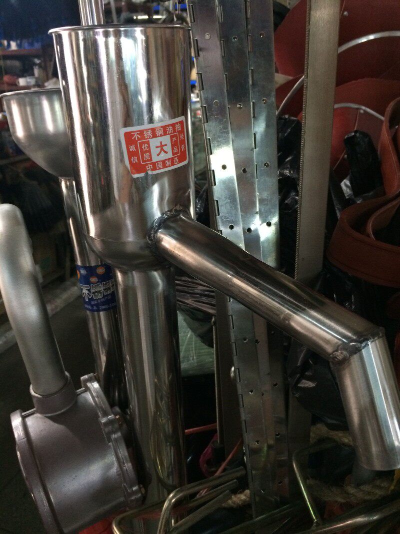 包邮大号不锈钢油抽手动油抽手摇油泵油抽子抽水器油桶泵加油泵器