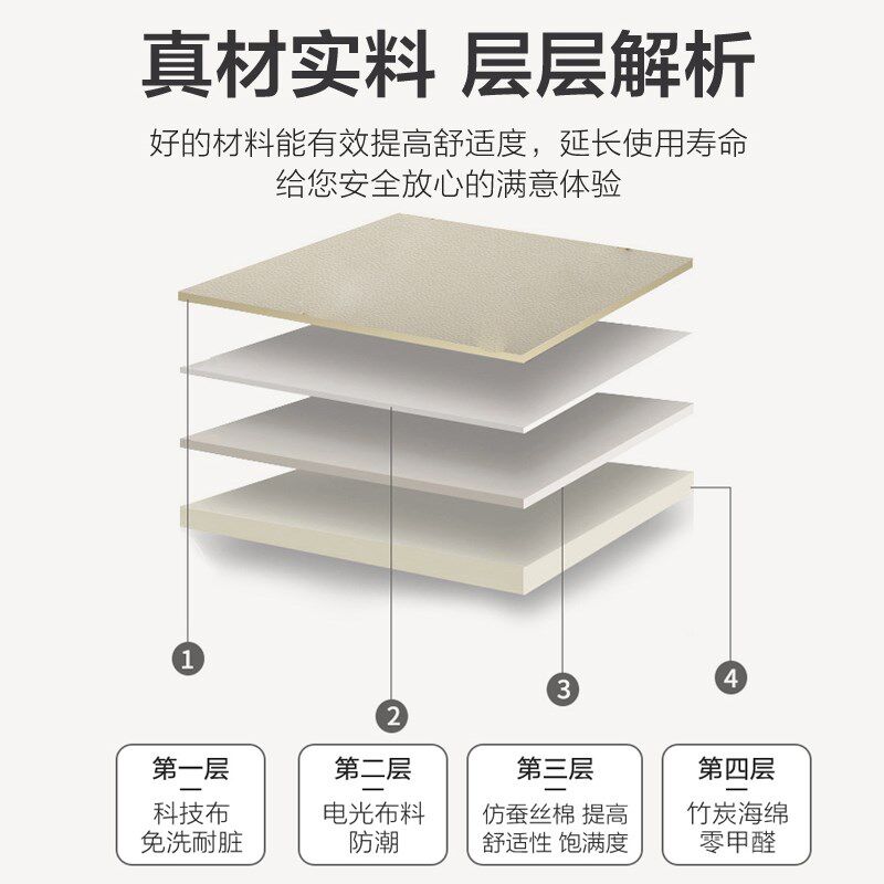 免洗科技布榻榻米床头软包靠背自粘2024年新款床头靠垫套罩可拆洗
