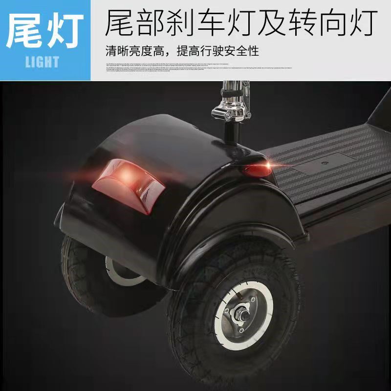 纺织工厂小型电动三轮车家用迷你电瓶车接送小孩子轻便折叠电动车