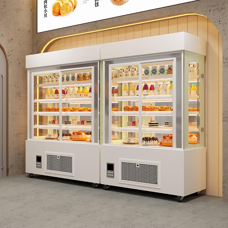 蛋糕柜立式西点柜甜品保鲜柜水果冰柜饮料玻璃冷藏展示柜风冷无霜