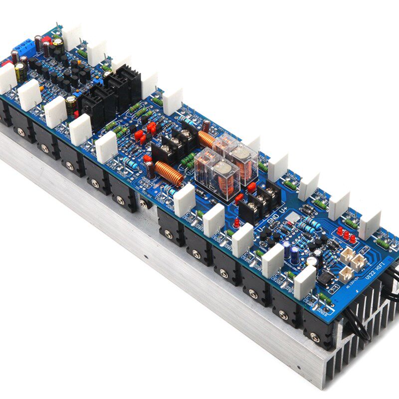 V242大功率2声道专业舞台功放板 24管5200 1943发烧级1000W+1000W