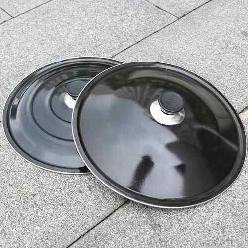 32cm炒锅盖32公分搪瓷锅盖家用通用老式圆形32寸锅盖34cm36cm铁锅