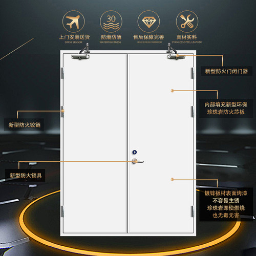 上海甲级乙级钢制防火门钢质木质玻璃不锈钢消防安全门厂家直销