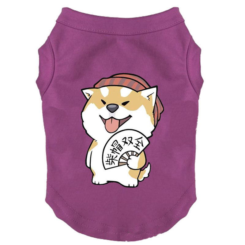 可爱狗的一家 秋冬宠物小柴犬秋田中型犬卫衣幼犬哈士奇棉质衣服