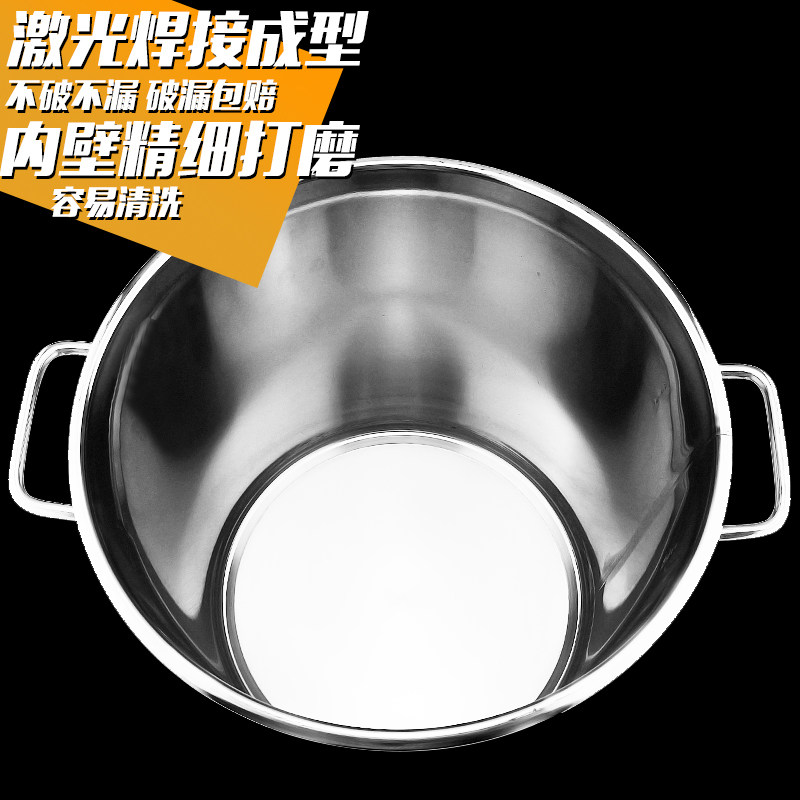 大桶水桶家用大号铁桶带盖储水桶不锈钢桶圆桶大容量超大商用卤水