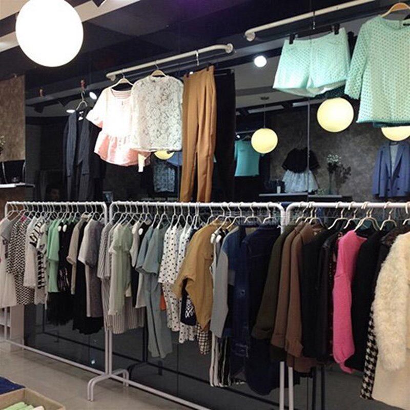 特价欧式服装店衣架展示架落地式铁艺货架男女装挂衣服架子婚纱架