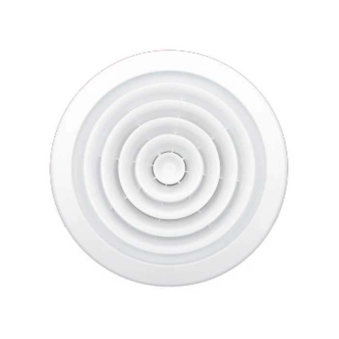 中央空调ABS圆形散流器固定排风旋转出风口天花吊顶新风系统百叶