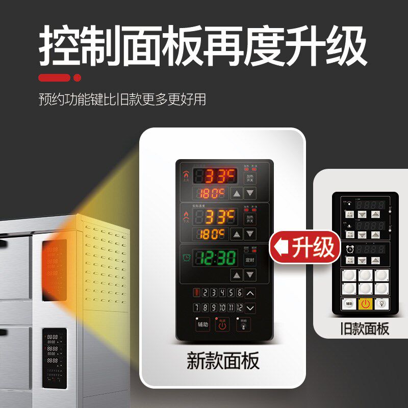 红乐烤箱商用二层二盘大容量蛋糕面包披萨大型烤炉烧饼烘焙电烤箱