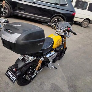 适配银钢蜜獾YG150-22H保险杠尾箱架侧翻大货架载物架 靠背摩托车