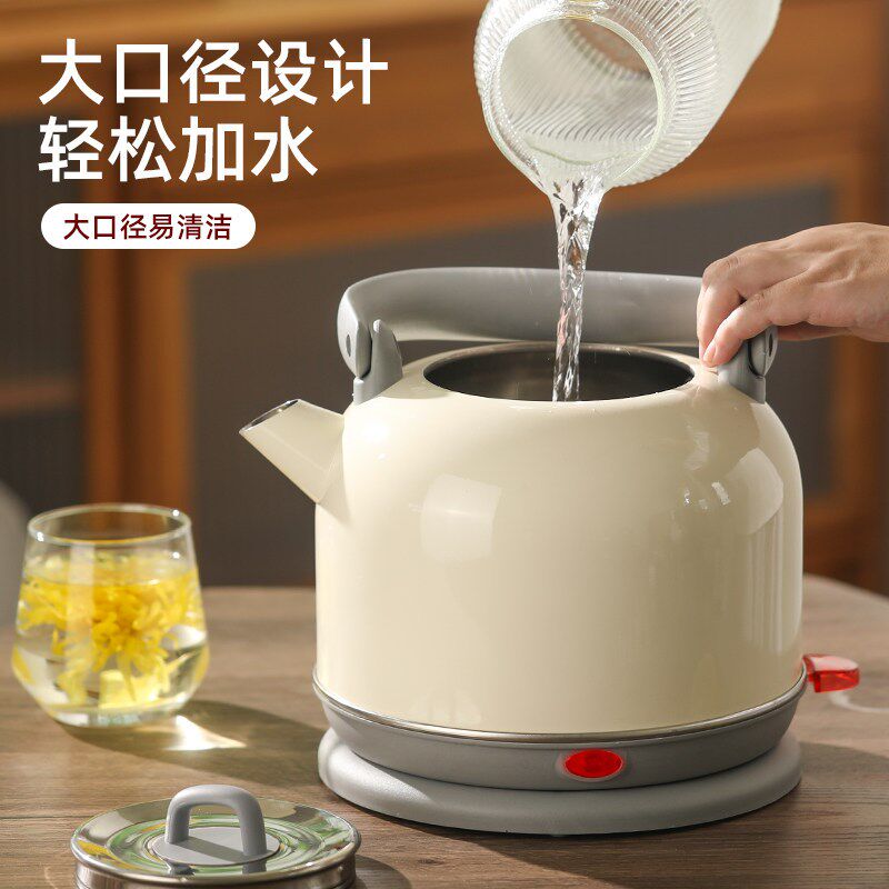 304不锈钢烧水壶家用热水壶快煮壶两件式大容量烧水壶热水开水壶