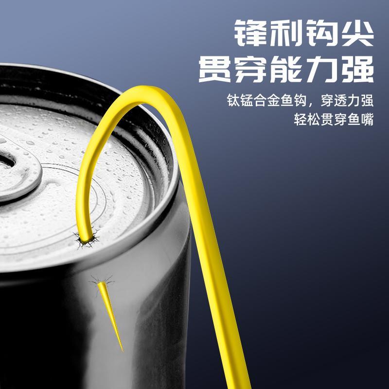 东丽原丝金袖子线成品双钩防缠绕绑好正品黑坑鱼钩海夕伊势尼