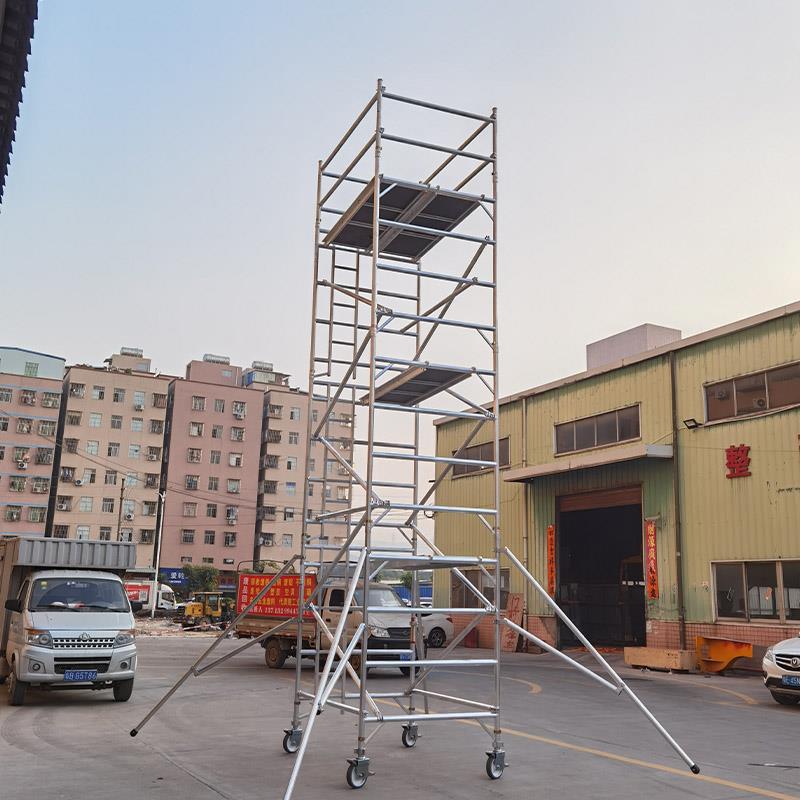 深圳东莞铝合金脚手架工地装修移动快装式爬梯踏板门式组合活动架