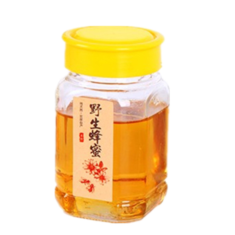 蜂蜜玻璃瓶包邮1斤2斤装一斤二斤密封罐热卖厨房储物罐蜜糖罐瓶