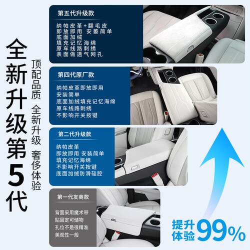 别克GL8插混PHEV陆尊ES扶手箱保护盖防护垫内饰汽车改装用品大全