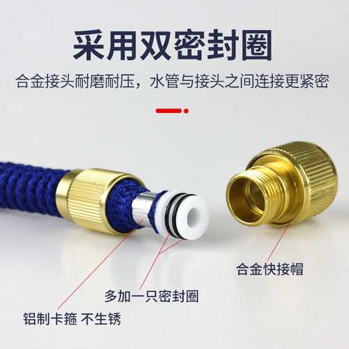 伸缩水管软管自来水管子浇水家用洗车高压四4分浇菜专用防冻防爆