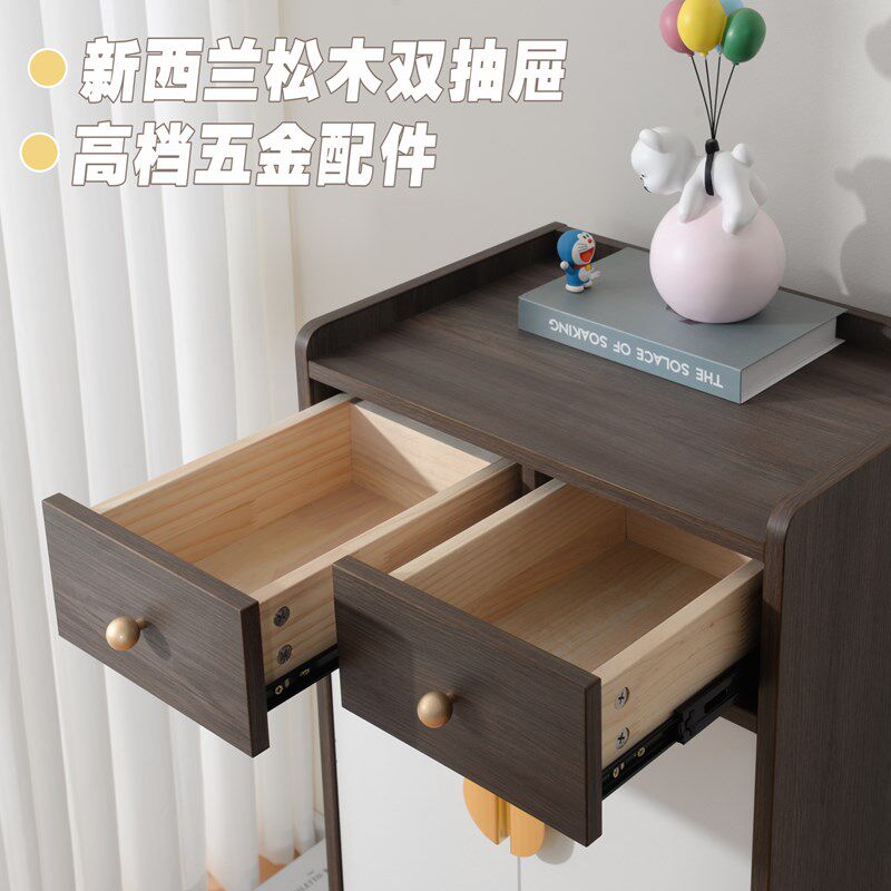 新款入户门小鞋柜窄款家用门口楼道鞋架小户型电梯口玄关柜子定制