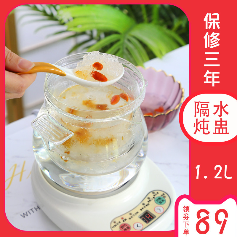 家用迷你煲汤养生神器全自动隔水炖盅玻璃银耳桃胶燕窝专用电炖锅