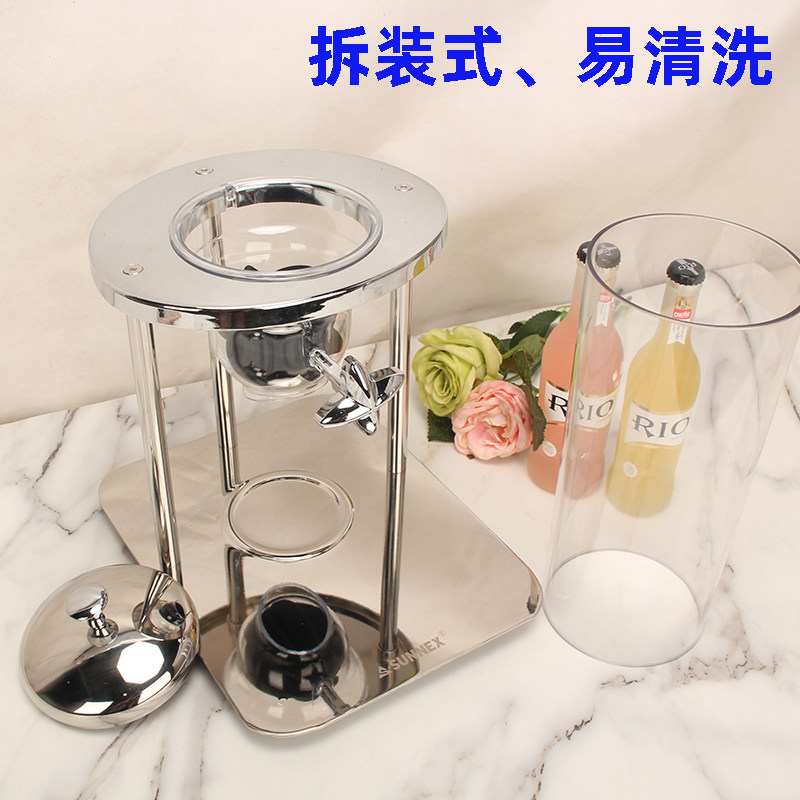 加厚不锈钢麦片机谷物分配收纳器罐酒店自助餐设备早餐商用新中式