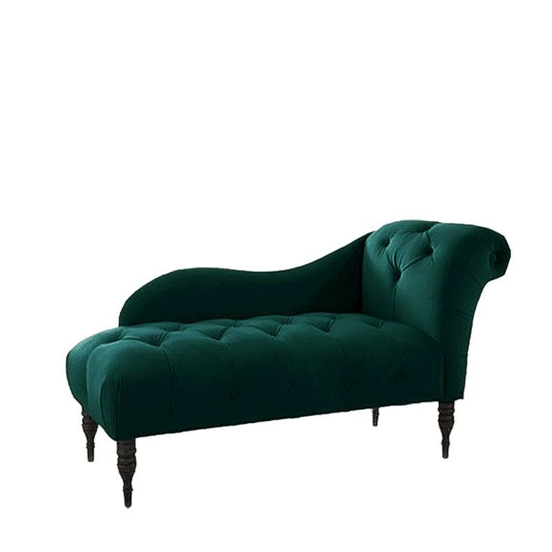 卧室贵妃椅小户型布艺美人榻客厅沙发床美式单人躺椅太妃椅休闲椅