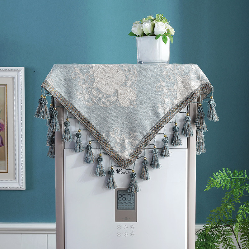 欧式空调罩柜机方形通用防尘盖布清洗简约立式空调装饰吹客厅家用