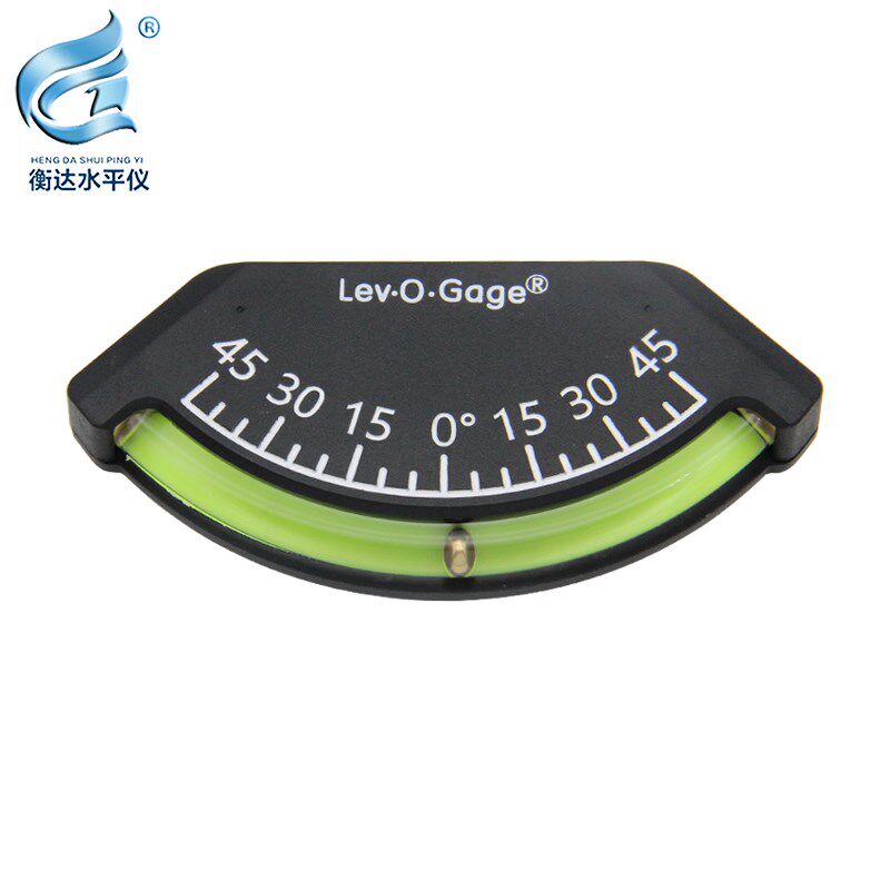 汽车车载坡度仪正负45度钢珠水平角度仪船舶测量倾斜仪水平仪