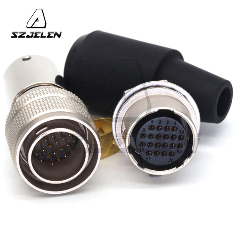 国产HR10A-13P-20P连接器20针插头和插座HR10A-13R-20S
