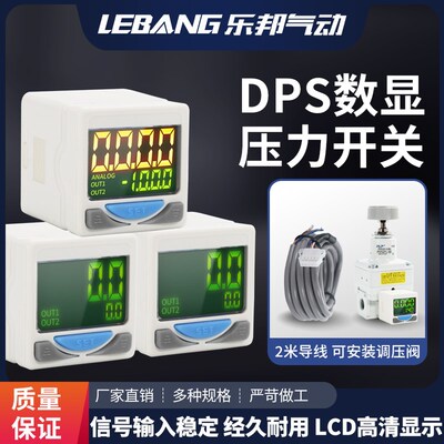 电子式数显压力开关DPS真空控制器DPSN1-01020/DPSP1-10020 10030