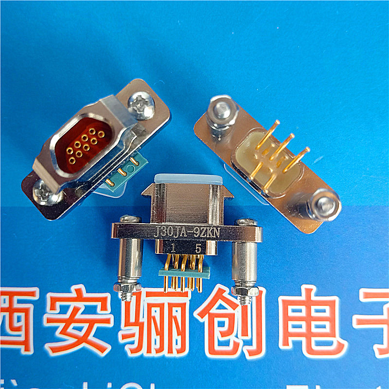 J30JA-9ZKN-J J30JA-9ZKN 矩形连接器直插焊板子9芯插座 2排 4排
