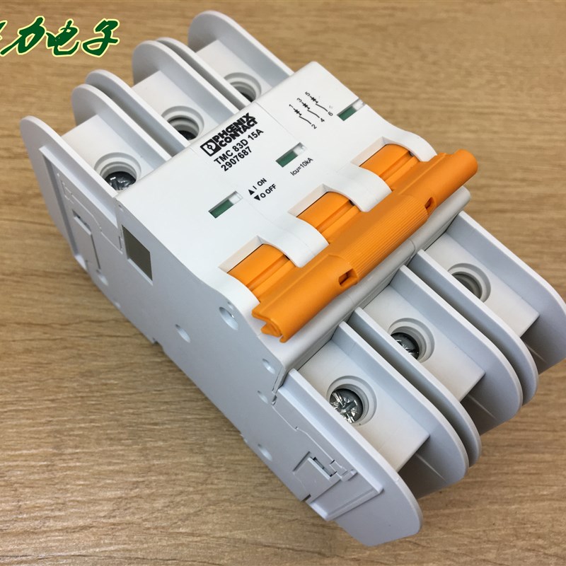 德国菲尼克斯TMC83D15A 2907687 3P 断路器 空气开关