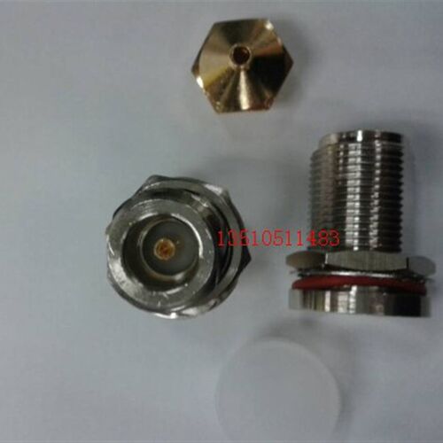 射频N-KYB3同轴半钢半柔RF跳线头 AP高频N母带盘RG405专用信号头