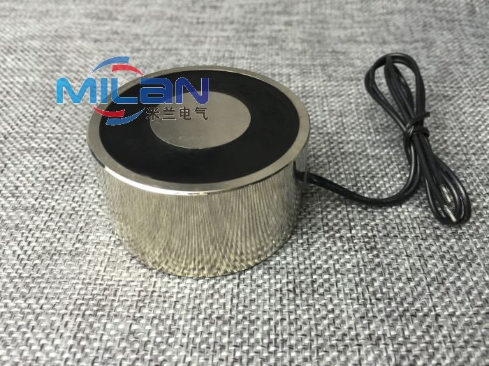 P50/27直流吸盘式电磁铁吸力50kg圆形吸盘电磁铁 电磁吸盘12V/24V
