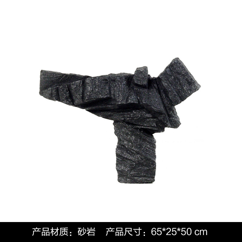 新中式创意家居软装艺术品太极人物汉白玉砂岩装饰品玄关雕塑摆件