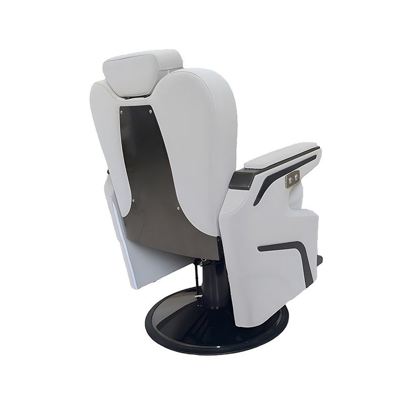 养发馆椅子可放倒理发椅美容美发椅子升降大底盘剪发养发刮胡座椅