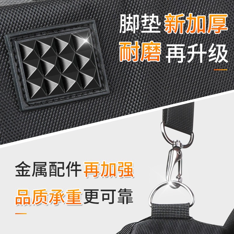 钢盾手提多功能工具包维修帆布加厚男耐磨安装便携电工专用工具袋