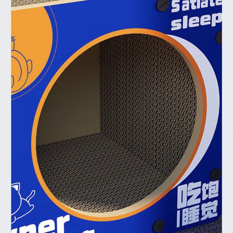 猫抓板猫房耐抓耐磨猫窝一体瓦楞纸猫咪玩具双层木质猫屋电视机