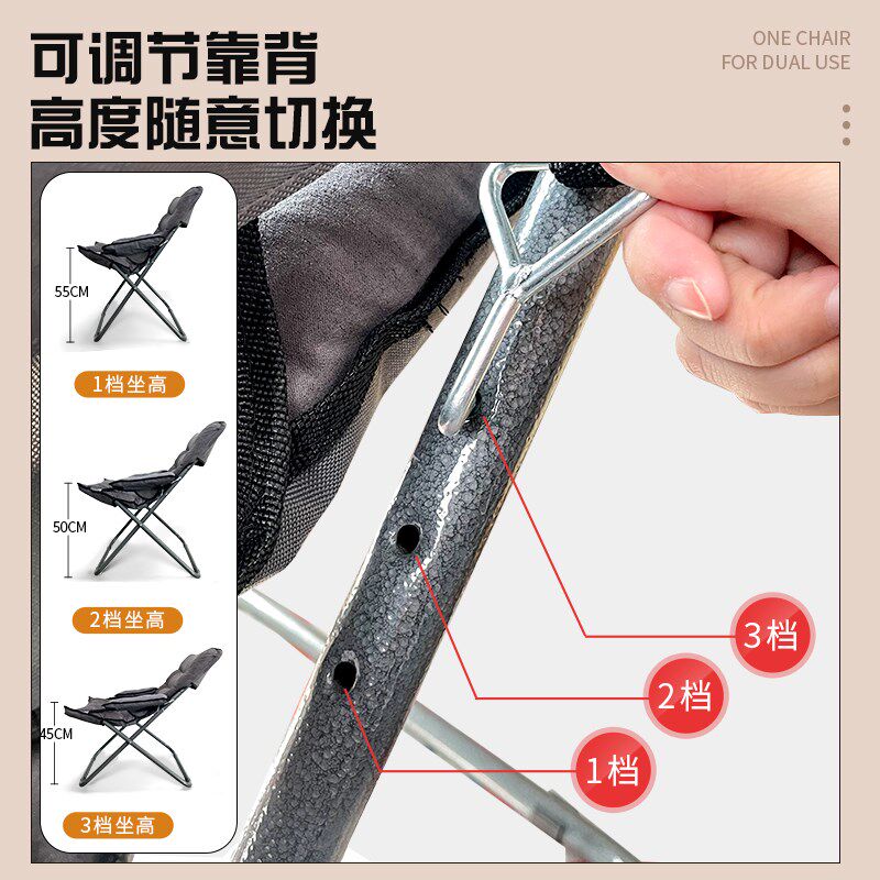 午憩宝折叠躺椅午休两用沙发阳台家用休闲懒人椅子学生宿舍电脑椅