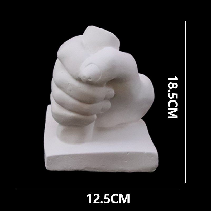 男女手足石膏像男女手脚四件套石膏教具美术素描绘画写生静物用具
