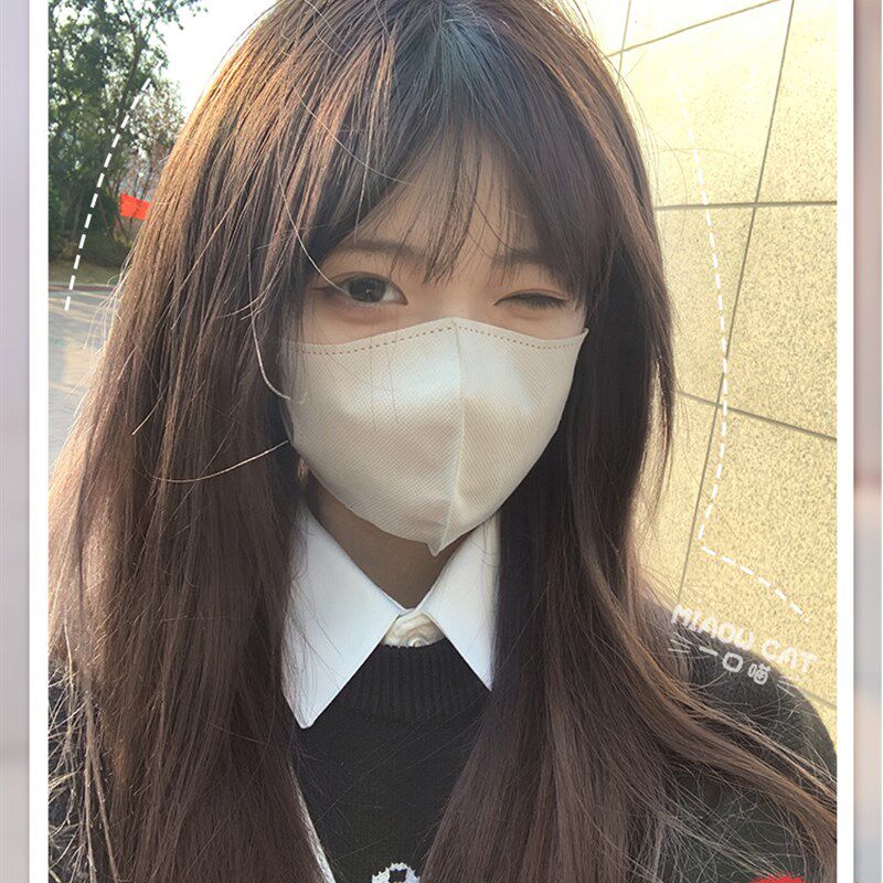 一口喵假发女日常网红长直发lolita甜美自然逼真新款jk全头套假发