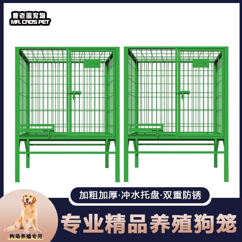 大型狗笼小胖子笼具犬舍养殖繁育金毛獒运边牧马犬冲水繁育狗笼子