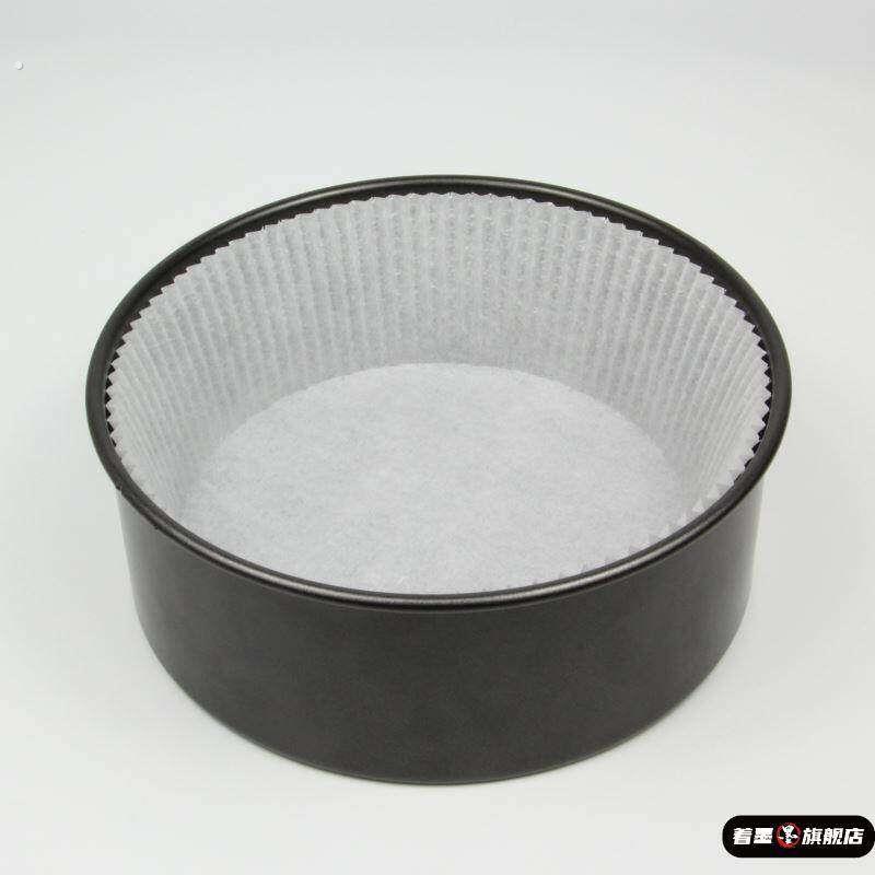 一次性戚风蛋糕油纸巴斯克免折叠4/5/6/8寸纸托模具烘焙专用垫纸