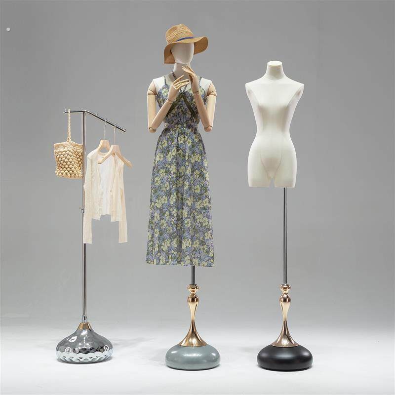 韩版小胸挂件手服装店平胸半身模特道具女装橱窗全身假模特展示架