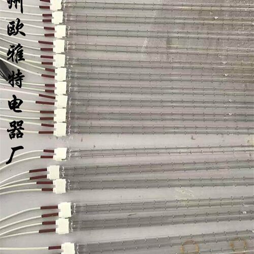 定做真空钨丝卤素石英加热管 卤素石英电热管 卤素红外加热管