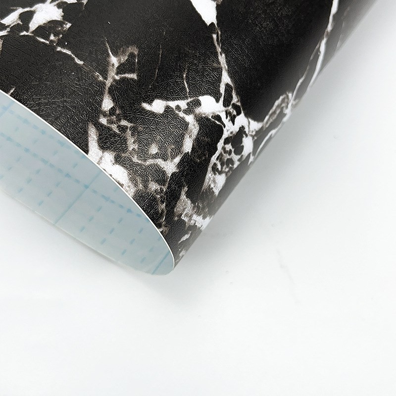 厨房台面大理石防水墙纸自粘砖纹墙壁纸卫生间地面翻新贴纸