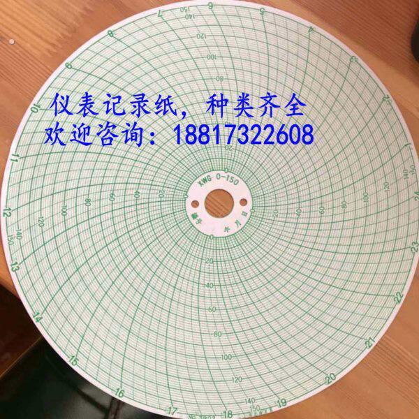 上海天章3902圆盘圆形热处理仪表曲线打印纸0-150温度表格记录纸