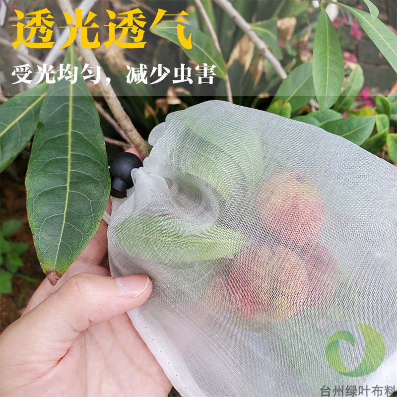 桃子西红柿草莓枇杷葡萄无花果套袋防虫专用水果袋加密网袋锁扣