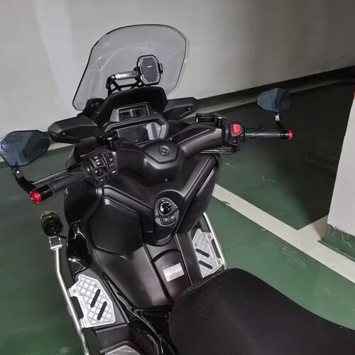 适用铃木UY125/UU125/UE125 改装手把后视镜 手把镜倒车镜反光镜