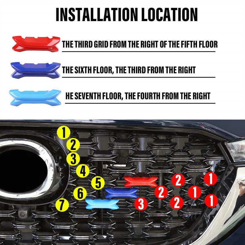 适用于22-24款CX-5中网装饰亮片前格栅装饰CX-5前脸装饰贴片专用
