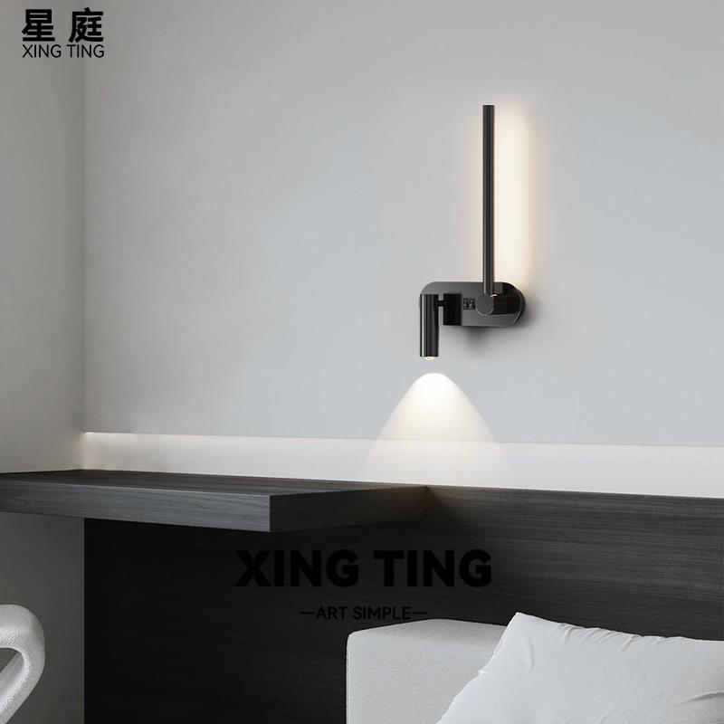 意式极简卧室床头壁灯客厅过道背景墙装饰设计师创意DIY壁挂灯