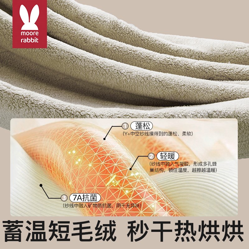 婴儿浴巾儿童斗篷浴袍新生儿宝宝专用小象连帽超软大象男孩女孩