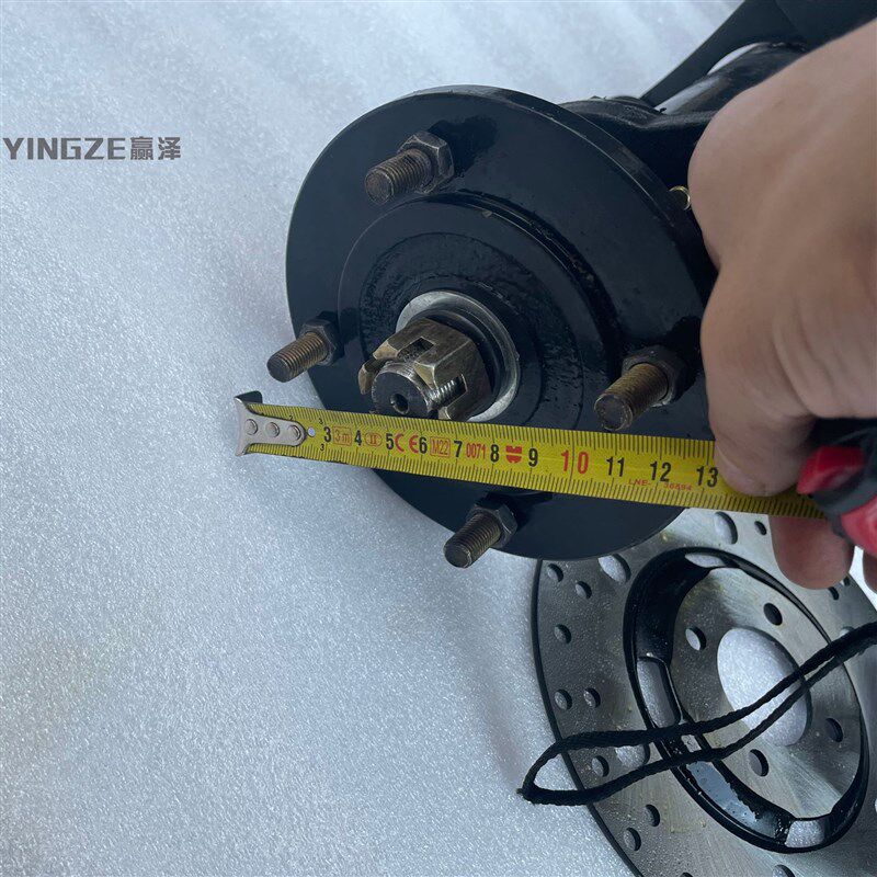 改装四轮三轮摩托车卡丁车沙滩车轴传动带差速器双碟刹器后桥